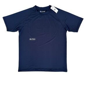 A.R.C. Small Navy Blue Polyester Short Sleeve Men's Performance T-Shirt NWT‎